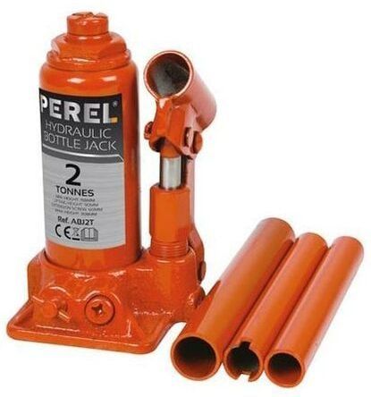 Perel Hydraulische Potkri - Voor Aut - Vrachtwage - Bestelwage - 2 To - Staa - Oranje