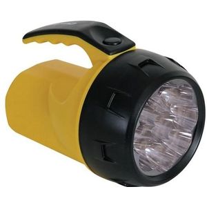 Perel Krachtige led-zaklamp, 9 heldere witte leds, voor binnen en buiten, inclusief batterijen