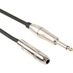 Hq Power - professionelles audiokabel, 6.35mm mono-klinkenstecker auf 6.35mm mono-klinkenbuchse (5m)