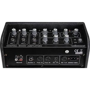 Velleman - Echo - Draagbare Versterker - Zwart - Staal