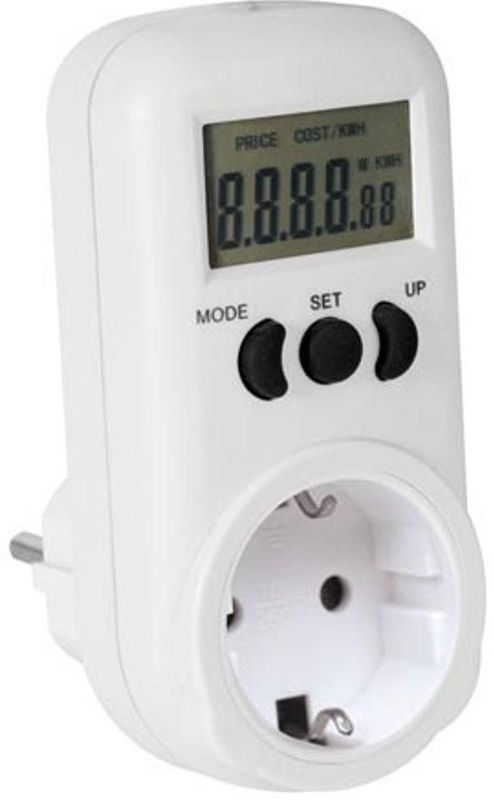 Perel - Stromverbrauchszähler - 230 vac - 16 a - seitlicher Erdanschluss