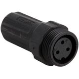 WATERDICHTE VROUWELIJKE MULTIPIN CONNECTOR - 3 PENNEN (CUF3W)