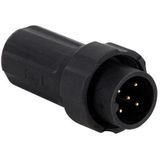 Connector - Zwart - Nylon - 5 Contacten - IP68 Waterdicht