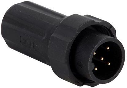 Connector - Zwart - Nylon - 5 Contacten - IP68 Waterdicht