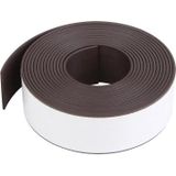 Velleman Flexibele magneetstrip, zelfklevend, 300 x 2.5 cm, zwart, ideaal voor koelkast of magneetbord