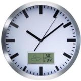 Wandklok - Modern - Zwart - Hout