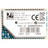 Velleman - RN171-I/RM - Draadloze LAN-module - 802.11b/g - Ingebouwd TCP/IP