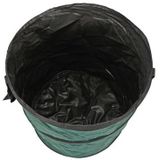 Perel Tuinafvalzak, opvouwbaar, 150 l, handgrepen, donkergroen/zwart, waterafstotend