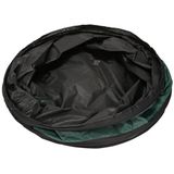 Perel Tuinafvalzak, opvouwbaar, 150 l, handgrepen, donkergroen/zwart, waterafstotend