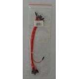 Jumper Wire Set - 10 Stuks - Rood - 20 Cm Lang