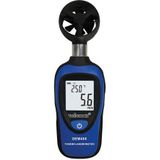 Velleman Digitale mini thermometer/anemometer, windsnelheid, temperatuur, lcd-scherm, automatische uitschakeling