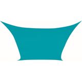 Perel Schaduwdoek, waterafstotend, 3.6 x 3.6 m, 160 g/m², polyester, vierkant, hemelsblauw