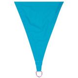 Perel Schaduwdoek, waterafstotend, 3.6 x 3.6 x 3.6 m, 160 g/m², polyester, driehoek, hemelsblauw