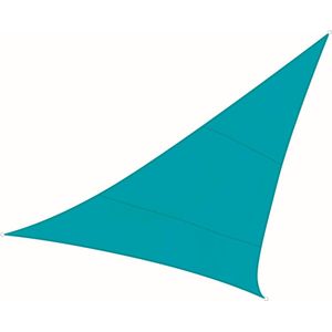 Perel Schaduwdoek, waterafstotend, 5 x 5 x 5 m, 160 g/m², polyester, driehoek, hemelsblauw