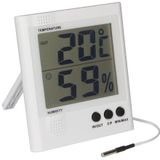 Velleman Digitale thermo-/hygrometer, groot LCD, binnentemperatuur en -vochtigheid, batterij-indicator, geheugenfunctie, vriespunt alarm