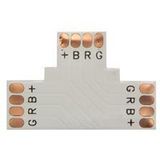 FLEXIBELE PCB CONNECTOR - T-VORM - 10 mm - RGB KLEUR (LCON22)