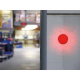 Velleman Rode led-knipperlicht, gebruik binnenshuis, 12 VDC, 15 witte leds, IP20, ABS/acryl