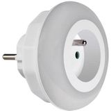 Perel - Led-nachtlampje - Met Stopcontact en Schemersensor - Keuze uit Groen Blauw Wit