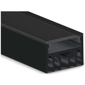 HIGH PERFORMANCE - LED Profiel - 2 m - Zwart - Aluminium