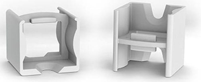 LEDsON - Lineaire Connector - Grijs - ABS