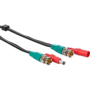 Velleman CCTV VIDEO- & VOEDINGSKABEL - 18 M - ZWART - STANDAARD