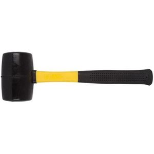 Toolland Rubberhamer, 900 g, glasvezelsteel, voor het plaatsen van tegels of (natuur)stenen