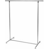 Perel Kledingrek op wieltjes, 1 stang, 120 x 50 x 120 cm, max. last 75 kg, metaal