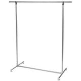 Perel Kledingrek op wieltjes, 1 stang, 120 x 50 x 120 cm, max. last 75 kg, metaal