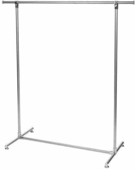 Perel Kledingrek op wieltjes, 1 stang, 120 x 50 x 120 cm, max. last 75 kg, metaal