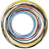 Velleman Set mit PLA-Filament, 1.75 mm, 6 Farben, 750 g, robust, biologisch abbaubar, geeignet für 3D-Drucker und 3D-Stift