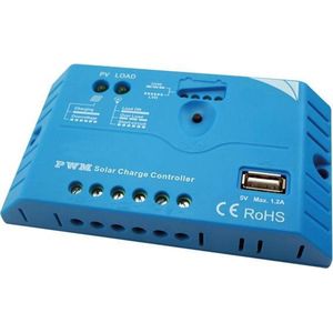 Velleman PWM-LAADREGELAAR MET USB-AANSLUITING - 10 A - 12/24 VDC