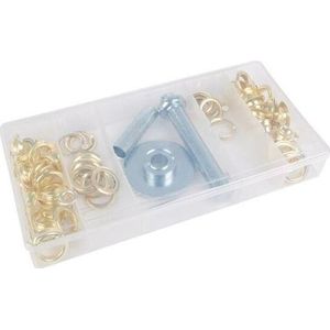 Toolland Assortiment zeilringen, 130-delig, verschillende maten
