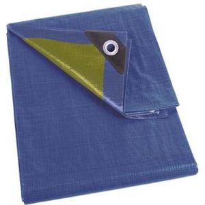 DEKZEIL - BLAUW/GROEN - STANDAARD - 4 x 5 m - Techtube Pro
