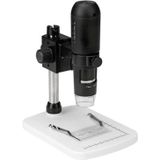 Velleman Microscoop voor smartphone, 50 - 400x vergroting, instelbare focus, met reflecterende led, ideaal voor onderzoek van planten, mineralen, insecten en meer