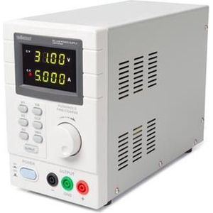 PROGRAMMEERBARE LABOVOEDING 0-30 VDC / 5 A max. - DUBBELE LED-DISPLAY met USB 2.0-INTERFACE