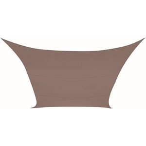 Perel Schaduwdoe - Waterafstoten - 4 X 3  - 160 G/M - Polyeste - Rechthoe - Taupe