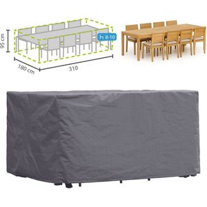 HYFBH Beschermhoes voor tuinmeubelen, 110 x 150 x 120 cm (l x b x h), afdekking voor tuintafel, waterdicht, winddicht, uv-bescherming, afdekking voor tuinmeubelen HYFBH Beschermhoes voor tuinmeubelen, 110 x 150 x 120 cm (l x b x h), afdekking voor tuintafel, waterdicht, winddicht, uv-bescherming, afdekking voor tuinmeubelen