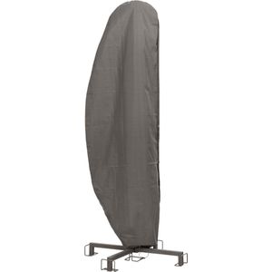 Perel Buitenhoes voor zweefparasol tot Ø 3.5 m, grijs, 260 cm x 86 cm