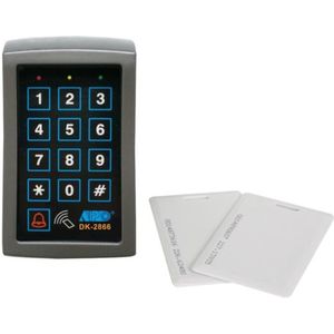 EtiamPro Codeklavier, digitaal, met kaartlezer, weerbestendig ontwerp, voor inbouw, uitgebreide toegangscontrole met pin en EM-kaarten, programmeerbare functies, sproeiwaterdicht, ideaal voor veilige deurbeveiliging en alarm systemen