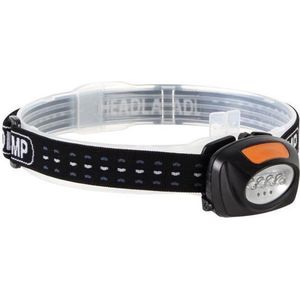 Perel Ledhoofdlamp, 4 witte en 3 rode leds, 4 lichtmodi, ideaal voor outdoor-activiteiten