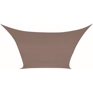 Perel Schaduwdoek, waterafstotend, 2 x 3 m, 160 g/m², polyester, rechthoek, taupe
