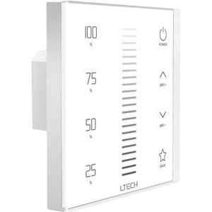 MULTI-ZONE SYSTEEM - TOUCHPANEL LED-DIMMER - 1 KANAAL - DMX / RF