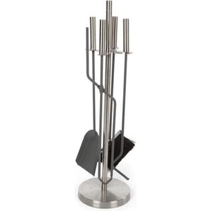 Perel - Haardset - Roestvrij Staal - 4-Delig (BB50122)