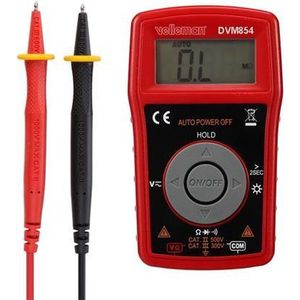 DIGITALE MULTIMETER - AUTOMATISCHE BEREIKINSTELLING - CAT III 300 V / CAT II 500 V - 2000 COUNTS - MET DATA HOLD-FUNCTIE EN ACHT