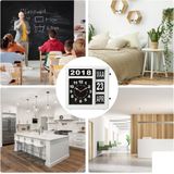 Perel - Flip-Over Klok - Analoog - Wit/Zwart - 31 x 31 cm