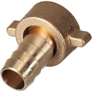 Messing kraanaansluiting - binnendraad 3/4" - slang 5/8"