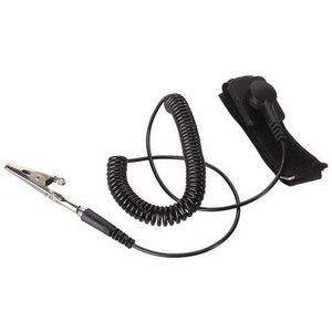 Velleman - Antistatische Polsband - Zwart - Verstelbaar - 1 Mohm