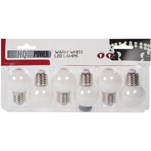 HQ-Power - Ledlamp - Warmwit - 0.6 W - 6 Stuks