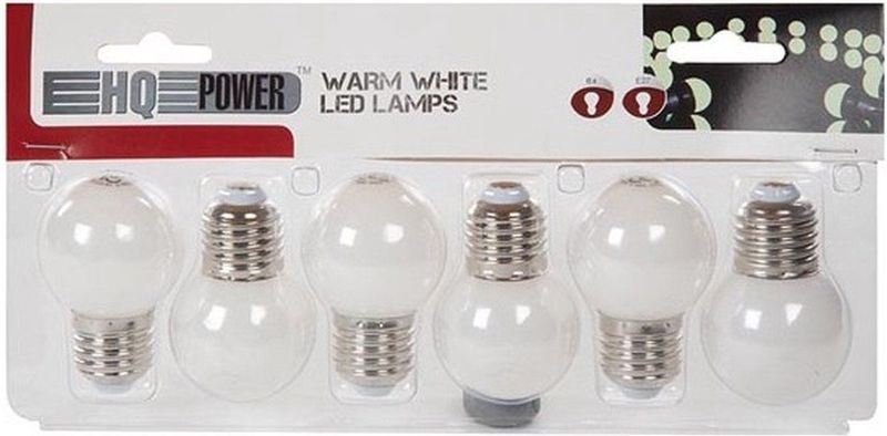 HQ-Power - Ledlamp - Warmwit - 0.6 W - 6 Stuks