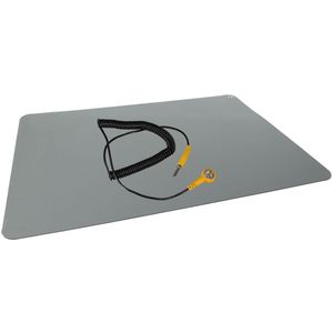 Velleman - Antistatische Soldeermat - Grijs - Rubber - 1000 x 700 mm